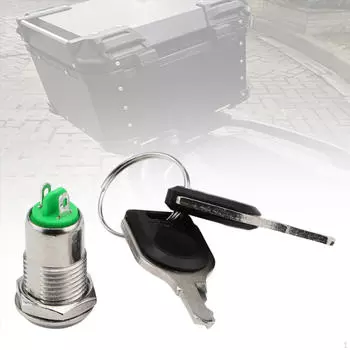 Electronic Key Switch on/Off Lock 12mm Barrel Positions with 2 Keys for Car Go Kart