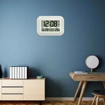 Electronic Wall Clock Alarm Clock for Bedroom School NightStand