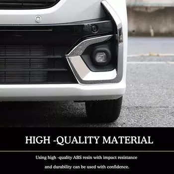 Electroplated Decorative Strip For Suzuki Spacia Custom 2024 Modified Front Bumper Special Fog Light Brow Plating Decorative