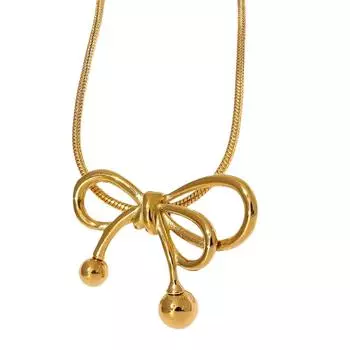 Elegant Butterfly Necklace Bowknot Pendant Neckchain Adjustable Chain Choker Handmade Collarbone Chain Gifts for Women