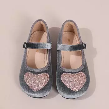 Elegant Children s Leather Shoes Non-slip Korean Style Ballet Flats for Girls Fashion Versatile Kids Princess Dance Single Shoes 25 красный