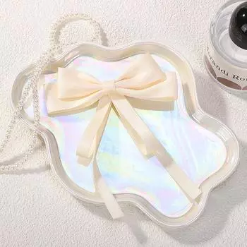 Elegant Double Layer Ribbon Bowknot Hair Clip 4.3 Inch Women s Tassel Headwear High-Quality Hairgrips Stylish Ponytail Accessory