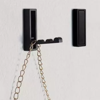 Elegant Folding Wall hook Retractable Wall Hook set for Tidy Storage Solution X3UC