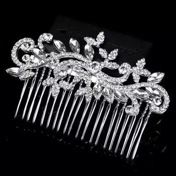 Elegant Handmade Crystal Rhinestone Women s Hair Comb Bride Headwear Banquet Ceremony Daily Versatile Jewelry Hair Hoop Hairpin