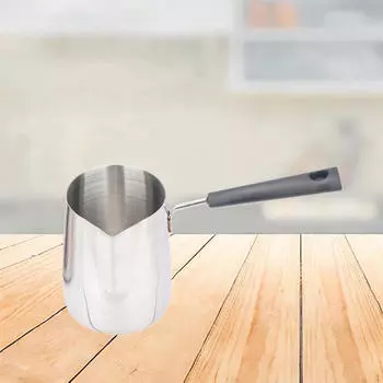 Элегантный кувшин для вспенивания молока из нержавеющей стали для латте макиато и капучино 350ml