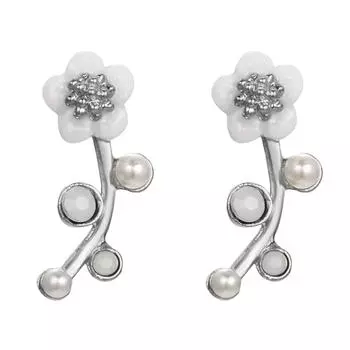 Elegant Pearl Earrings For Women – Stylish And Affordable Stud Earrings For Women Flower Earrings Trendy Dainty