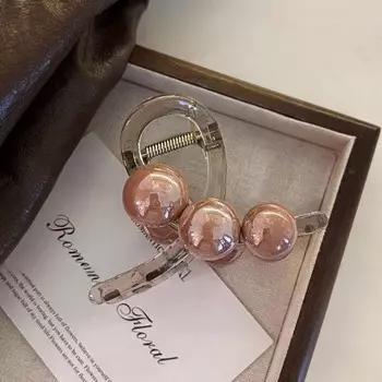 Elegant Pearls Cross Hair Claw For Women Girls Sweet Hair Ornament Claw Clip HairClip Hairpin Fashion Hair Accessories