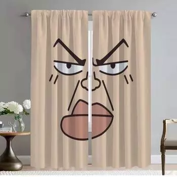 Elegant Room Curtains for Living Room Assassin Tulle for Bedroom Halloween Decoration Window Curtain Home Interior Curtains W50xH70cmx2pcs-CL