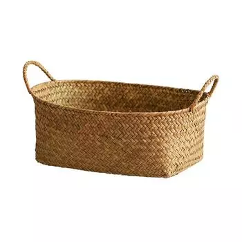 Elegant Seagrass Woven Fruit Basket For Stylish Storage Storage Basket Not Easily Deformed Or Deformed Elegant Design s