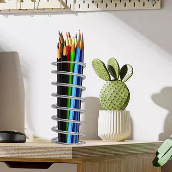 Elegant Toothbrush Stand Holder for Bathroom Accessories 6.5x6.5x11cm