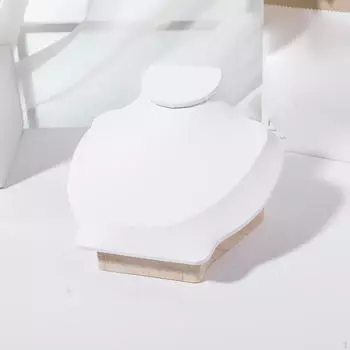 Elegant Wooden Jewelry Display Stand for Showcase - Organize Your Collection белый