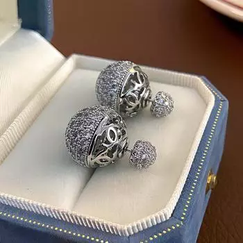 Elegant Zircon Bubble Earrings: Versatile, Chic & Exquisite