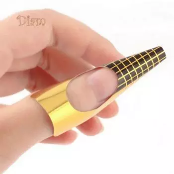 ELENS 100 шт./компл. акриловые гель-лаки для ногтей расширяют форму завитка, художественная наклейка-гид