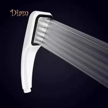 Elens Store Ванная комната Экономия воды под давлением 300 отверстий Квадратная насадка для душа Распылительная насадка One Size белый