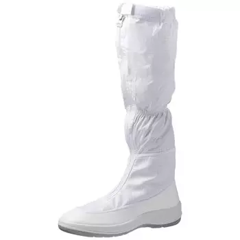 Elepas Clean Boots Electrostatic Work Shoes JIS Standard Boot Type Lightweight Shock Absorption Ventilation Washable NU561 White cm 2E [Midori Anzen] белый