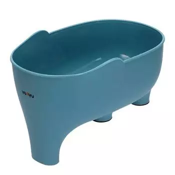 Elephant shaped household drainage basket, multi-purpose kitchen storage drainage basket, household fruit and vegetable basket,