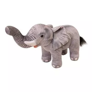 Elephant Soft Cartoon Animal Toy Plush Cushion Ornament For Kids Bedroom Decor 33cm