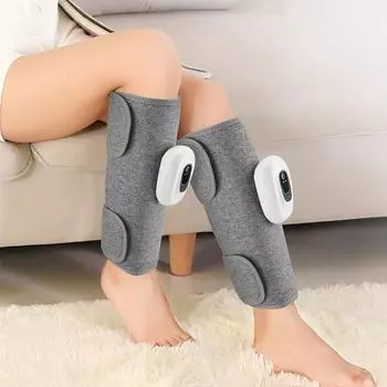 Eletric Массажер для икр с давлением воздуха на 360°, 3 режима, компрессионная подушка безопасности, беспроводной массаж ног, икроножных мышц, расслабление кровообращения 2 pcs with a lot