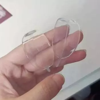 Elf Earhook V-Face Носимая подставка для ушей Многоразовая сильная поддержка Фиксированные невидимые серьги Выступающая заметная коррекция прозрачный