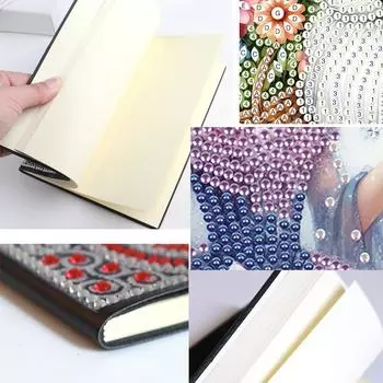 Эльф Фея Специальная форма 50 страниц Алмазная живопись Журнал Блокнот Кристалл Блокнот Скетчбук для Дней Рождения Или Рождественских Подарков