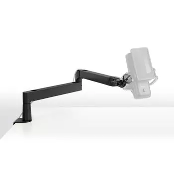 Elgato Wave Mic Arm LP Тонкий микрофонный держатель зажимного типа, подходящий для установки снизу монитора для потоковой передачи/игр/записи,