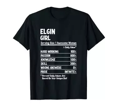 Elgin Girl Elgin Girl T-shirt чёрный