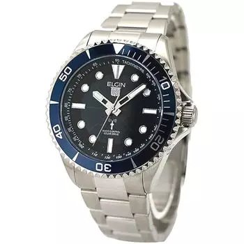 [Elgin] радиочасы на солнечных батареях FK1427S-BLP мужские НОВЫЕ