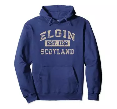 Elgin Scotland UK Year Athletic бежевая парка в старинном стиле. Приблиз. синий