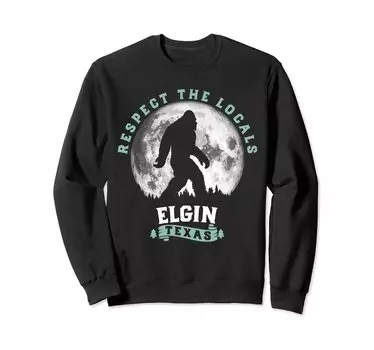 Elgin Texas Bigfoot Night Walk Retro Moon Trainer