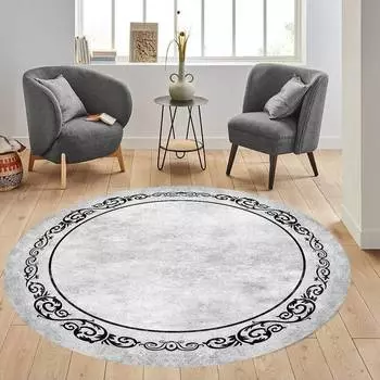 Eliana Home Моющийся круглый ковер с принтом LNA7328-HY1188