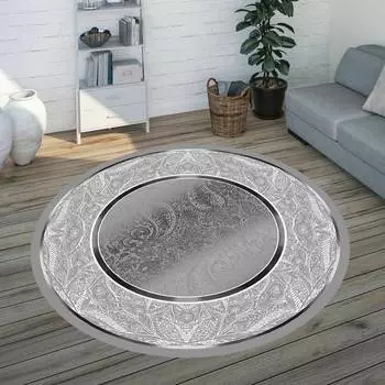 Eliana Home Моющийся круглый ковер с принтом LNA7318-SD1024