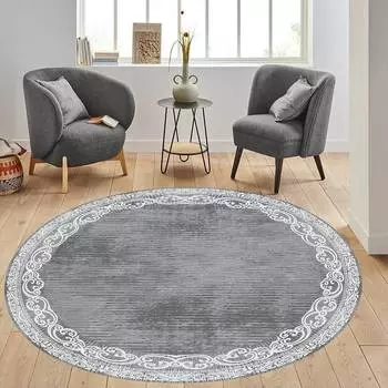 Eliana Home Моющийся круглый ковер с принтом LNA7323-HK105