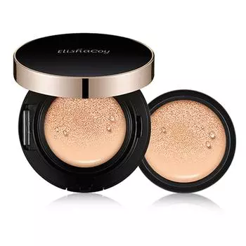 ELISHACOY PERFECT COVER CUSHION SPF 50+, PA+++, НАБОР ЗАПРАВКИ, Увлажнение, KBeauty, Корейская косметика, пробник