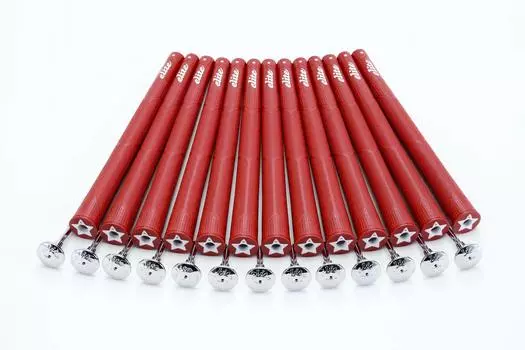elitegrips Гольф Грипсы A50 Classic Без Линии Сзади Набор из 13 штук, Красный,