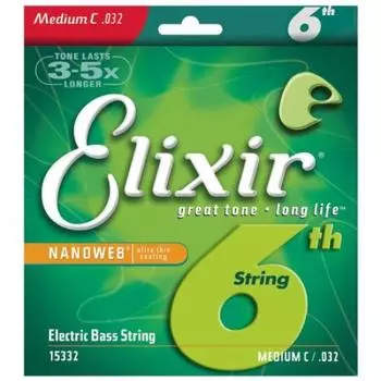 Elixir 15332032 Струны для электрической бас-гитары #15332 NANOWEB (Эликсир)