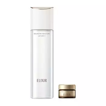 ELIXIR Aging Care Lotion Experience Set aC Lotion Total V Cream Face Care Set Aging Care Moisturizing Superiel Shiseido + 170 мл+5 г Quasi-drug чистый