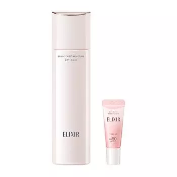 ELIXIR Aging Care Lotion Experience Set aD Lotion Day Care Revolution Tone Up Face Care Set Aging Care Moisturizing White Shiseido + 170mL+5g