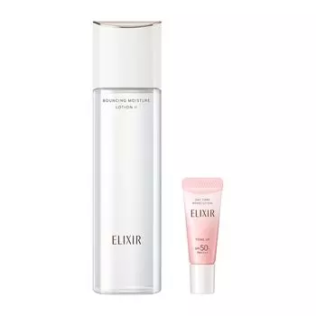 ELIXIR Aging Care Lotion Experience Set aD Lotion Day Care Revolution Tone Up Lotion Aging Care Superiel Shiseido + 170 мл+5 г
