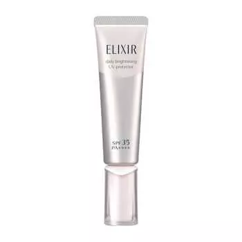 ELIXIR Day Care Revolution WT 35 мл Квази-лекарственный солнцезащитный крем для лица Утреннее/дневное укрепляющее и увлажняющее средство SPF35 Уход за кожей с эффектом старения Белый Shiseido