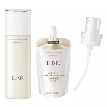 ELIXIR Lift Moist Emulsion SP 2 130 мл 110 мл Основной блок Сменный блок В комплект входит специальный дозатор Транексамовая кислота Упругость Увлажнение Антивозрастной уход Superiel