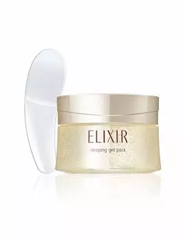 ELIXIR Ночной гель-пакет W 105 г Гелевая маска для лица Упругость Увлажнение Антивозрастной уход Superiel Shiseido