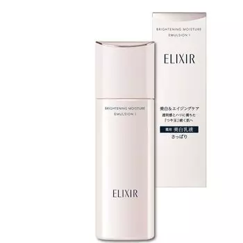 ELIXIR Осветляющая эмульсия WT 1 130 мл Эмульсия Прозрачность Упругость Отбеливание Старение Уход Белый Shiseido (Тип обновления) Квази-лекарство