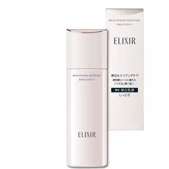 ELIXIR Осветляющая эмульсия WT 2 130 мл Эмульсия Прозрачность Упругость Отбеливание Старение Уход Белый Shiseido (Влажный тип) Квази-лекарство