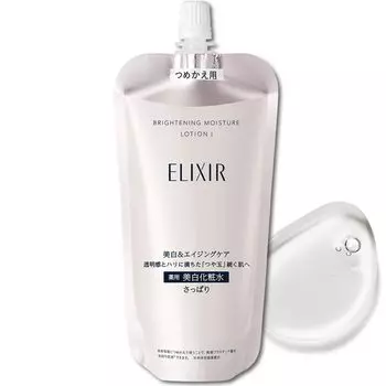 ELIXIR Осветляющий лосьон WT 1 150 мл Сменный блок лосьона Прозрачность Упругость Отбеливание Старение Уход Белый Shiseido (Тип обновления) Квази-лекарство