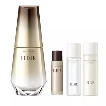 ELIXIR The Serum 50mL Beauty Essence Tranexamic Acid Firmness Moisture Aging Care Superiel Shiseido Sample Quasi-drug [Increased Included]