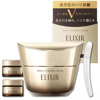 ELIXIR Total V Firming Cream Крем упругость Уход за кожей со старением Superiel Shiseido пробник 50 г+10 г Универсальный [Включая надбавку]