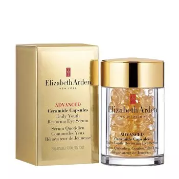 Elizabeth Arden Advanced Ceramide Capsules Ежедневное использование Восстанавливающая сыворотка для глаз 60 капсул