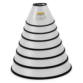 Elizabeth Collar Pet Protective Cover Dog Bite Protective Cover Cat Grooming Headgear Anti-scratch No. 7 (neck circumference 15~ 21cm)