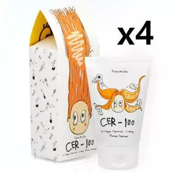 [Elizavecca] CER-100 Collagen Coating Hair Protein Treatment 100 мл * 4