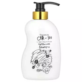 Elizavecca, Cer-100, шампунь для волос с коллагеновым покрытием A+ Muscle Hell Tornado, 500 мл (16,9 жидких унций)